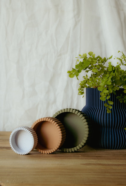 Scalloped Trinket Bowl Set